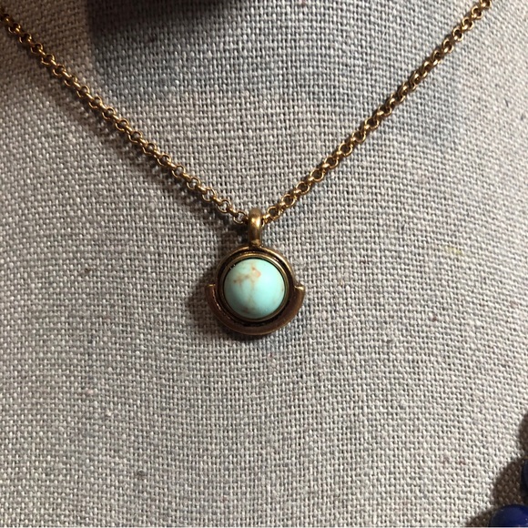 Chloe & Isabel Positano Convertible Turquoise Necklace And Earrings. - Picture 5 of 5